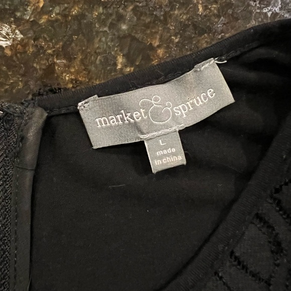 Market & Spruce Black Top - Picture 2 of 14